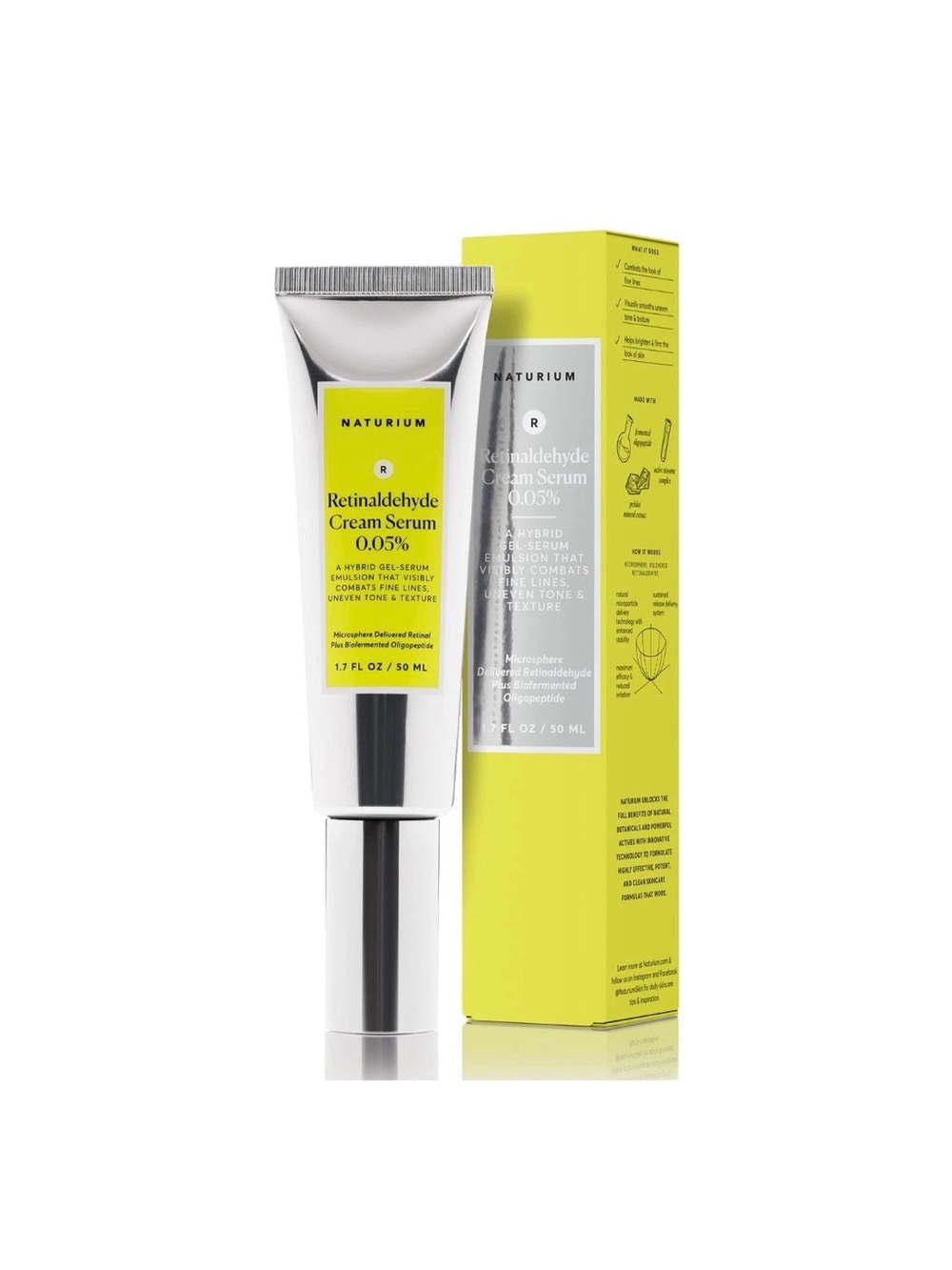 Naturium Retinaldehyde Cream Serum 0.05%, Advanced 1.7 Ounce NIB